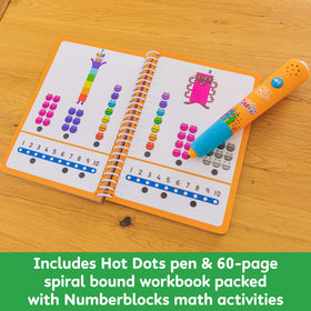 Numberblocks interactive pen provides lights and music to boost engagement.