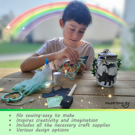NUMI'SMILE dinosaur stickers silhouettes inspire creative scene-building.