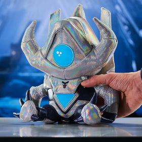 Aetheon plush abdomen glows for extra detail in low light.