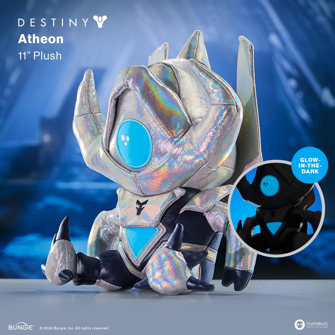 Official Numskull Destiny 2 Aetheon plush merch for fans.