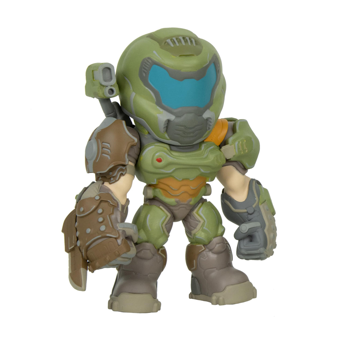 Numskull Doom Slayer collectible pose 1, poseable figure for dynamic display.