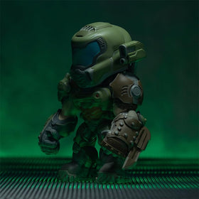 Numskull Doom Slayer figure on shelf ready for gifting or collection.