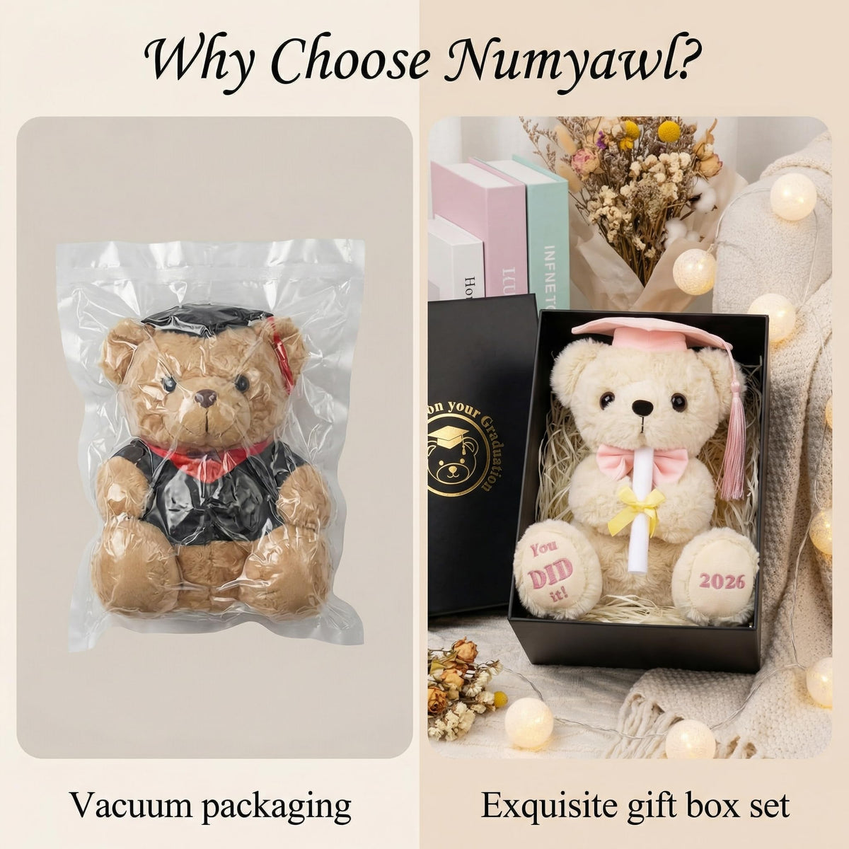 Numyawl diploma with yellow ribbon, keepsake for celebrations.
