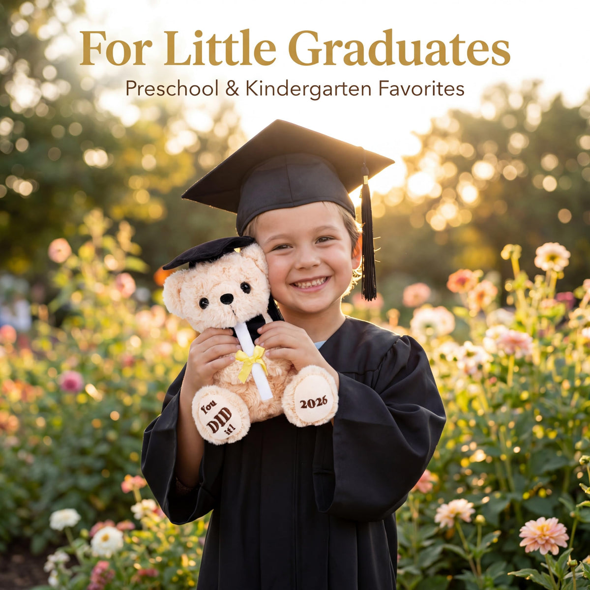 Numyawl yellow tassel and black mortarboard cap add authentic graduation vibe.