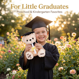 Numyawl yellow tassel and black mortarboard cap add authentic graduation vibe.