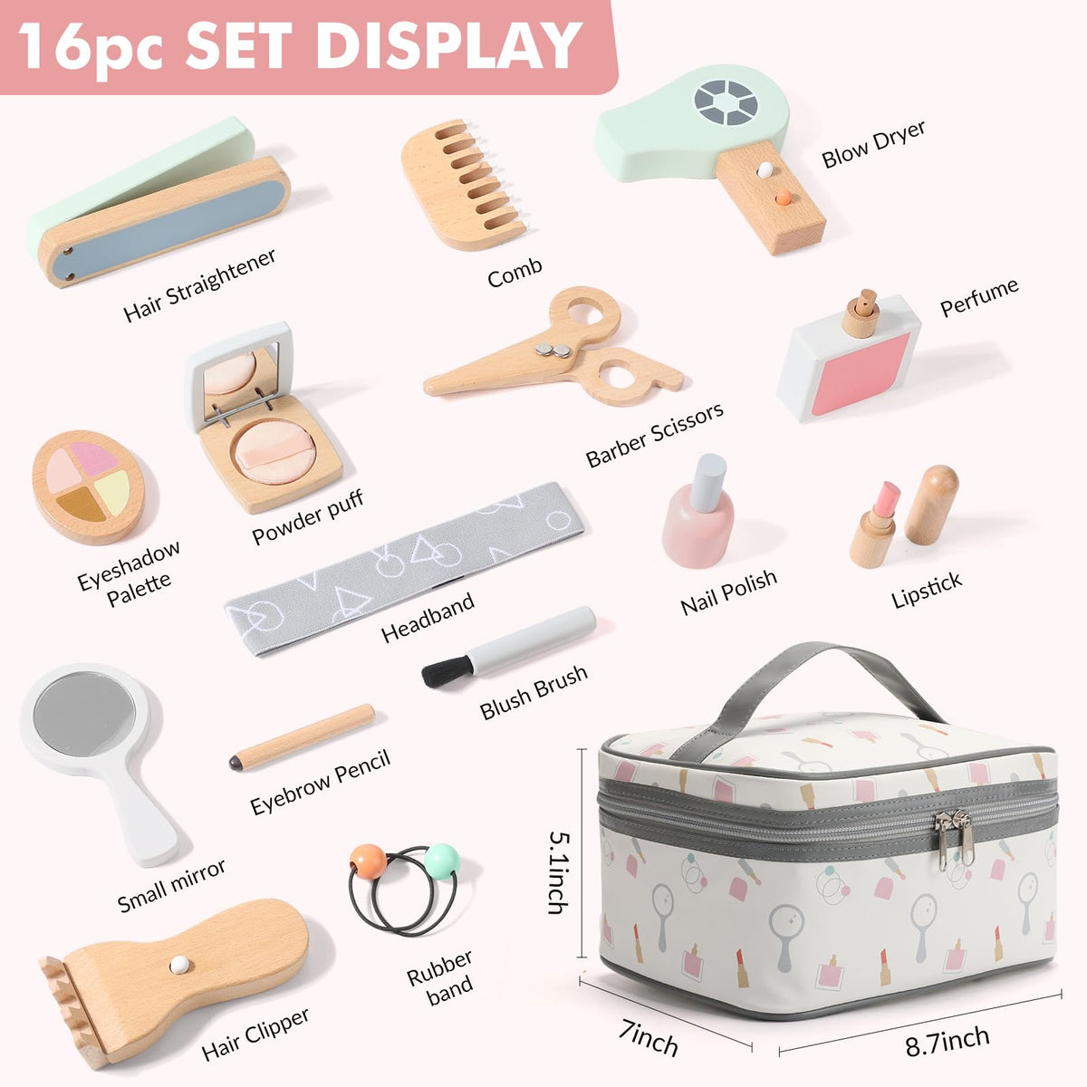 Nunukids foundation box highlights pretend makeup application and role-play.