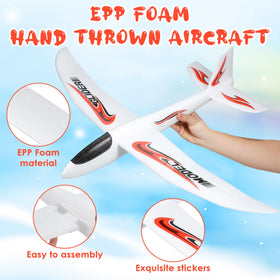 NUOBESTY foam glider plane package content shows 2 planes.