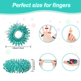 Nuogo spiky finger rings close-up on durable stainless steel for on-the-go use.