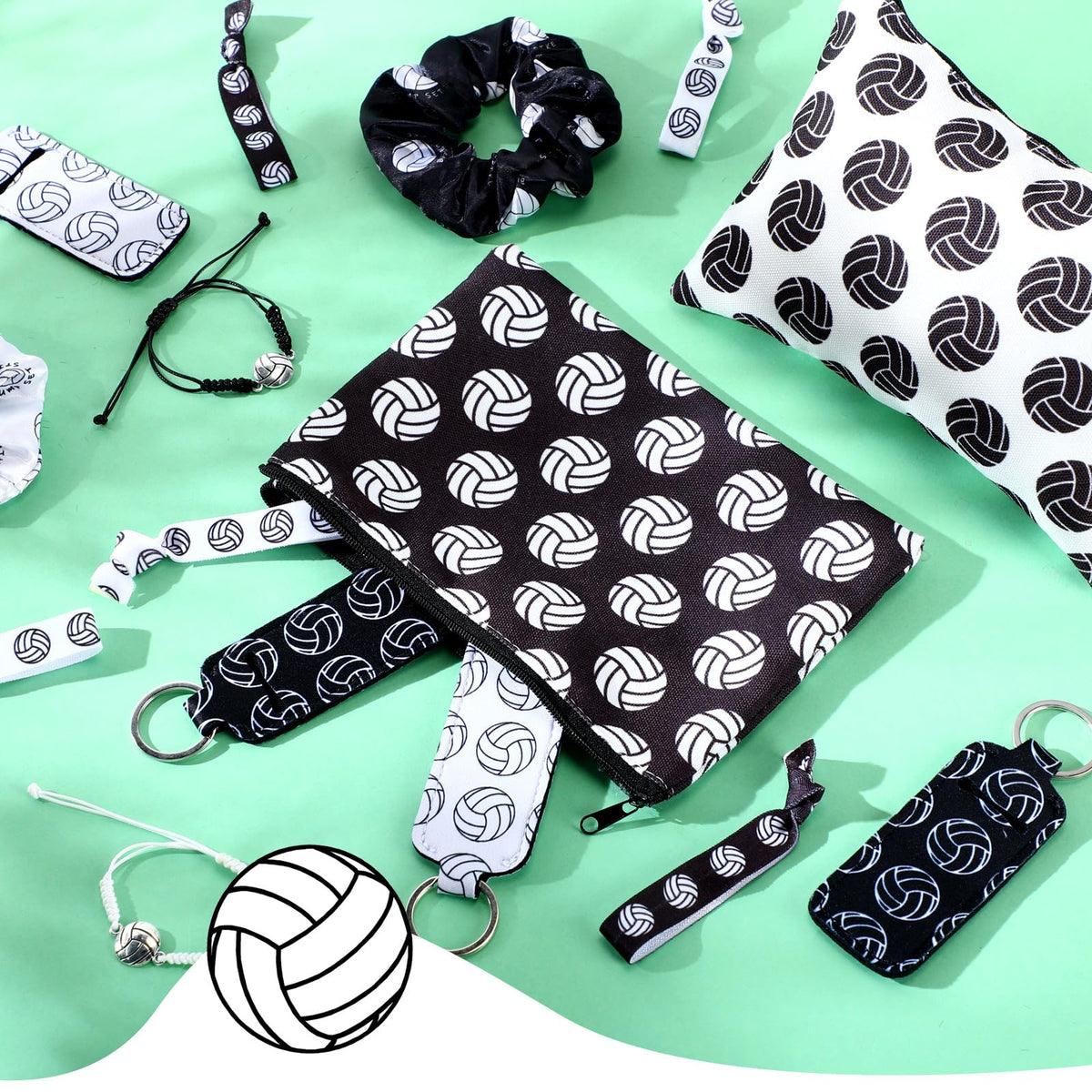 Nuogo volleyball bracelets acrylic accessories add sporty flair.