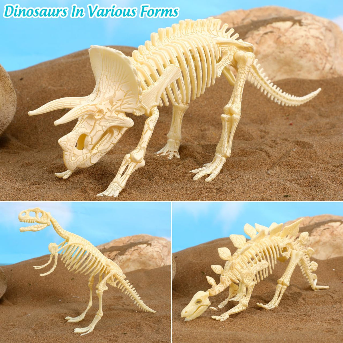 NUOLUX dino cake toppers and party favors wow guests.