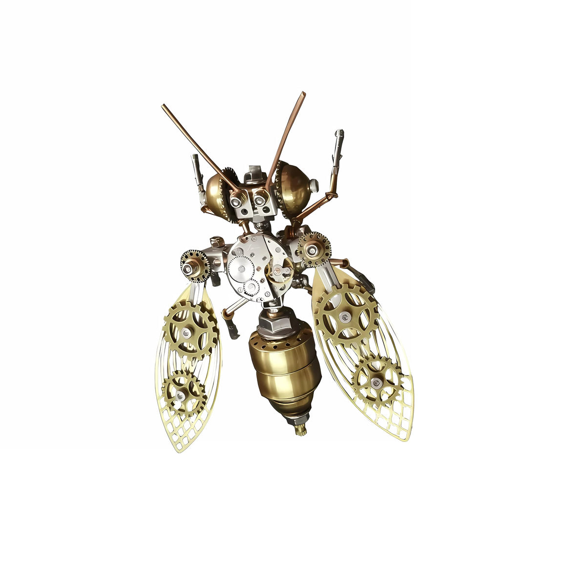 NUOSHANZS Bumblebee assembly shows precise metal parts for a rewarding puzzle.
