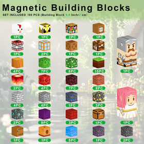 Nurcazo lava and water blocks create dynamic landscape for creative build-along play.