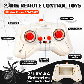Nurcazo remote control spider LED eyes glow for a spooky effect
