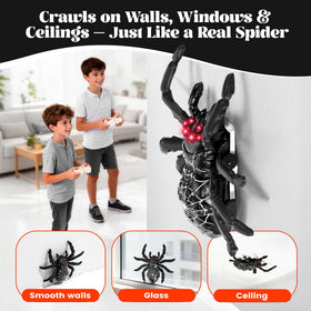 Nurcazo remote control spider remote included for easy play up to 33 feet