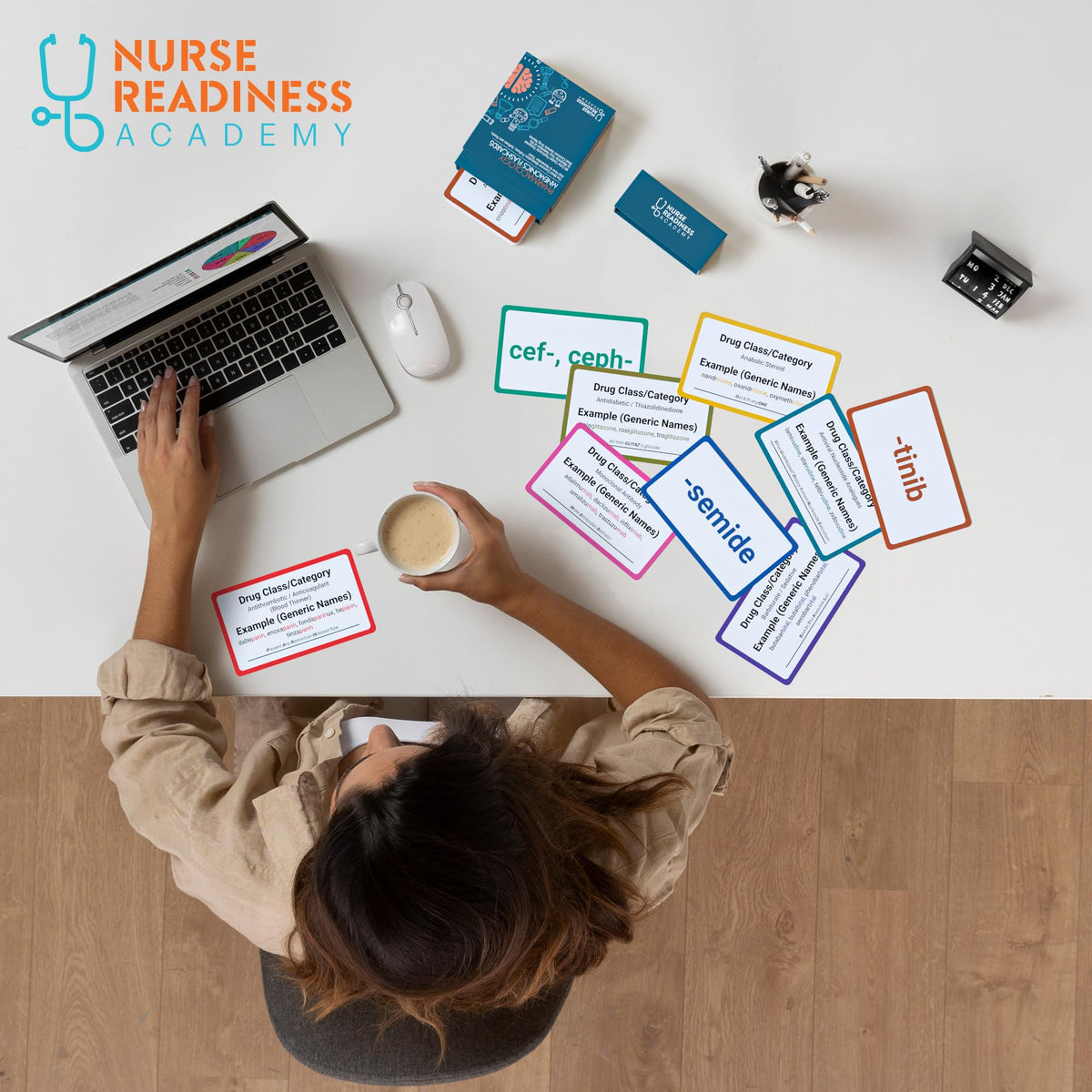 Nurse Readiness Academy exam prep visuals for nursing and med students