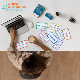 Nurse Readiness Academy exam prep visuals for nursing and med students