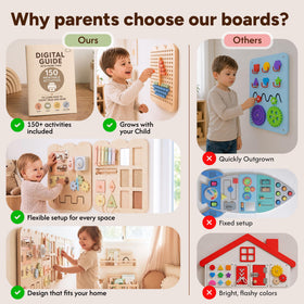 Nurtify screen-free play promotes focused, independent activity
