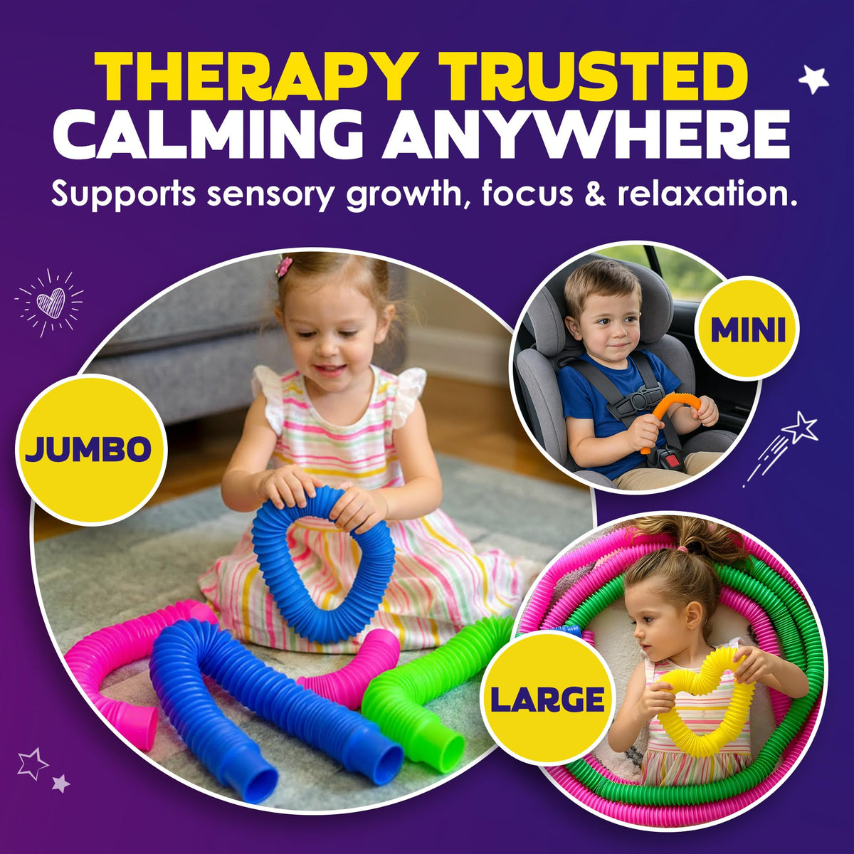 Nutty Toys Pop Tubes - box included and ready to gift or display on a shelf.