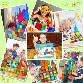 NVHH magnetic tiles support STEM learning through hands-on construction activities.