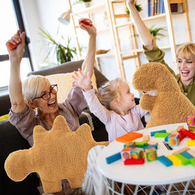 NXCHIZS Dino Nugget Pillow Large texture detail, durable stitching for everyday use