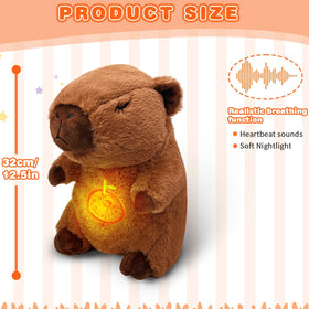NXNYNZ Capybara soft fabric texture inviting hugs and comfort.