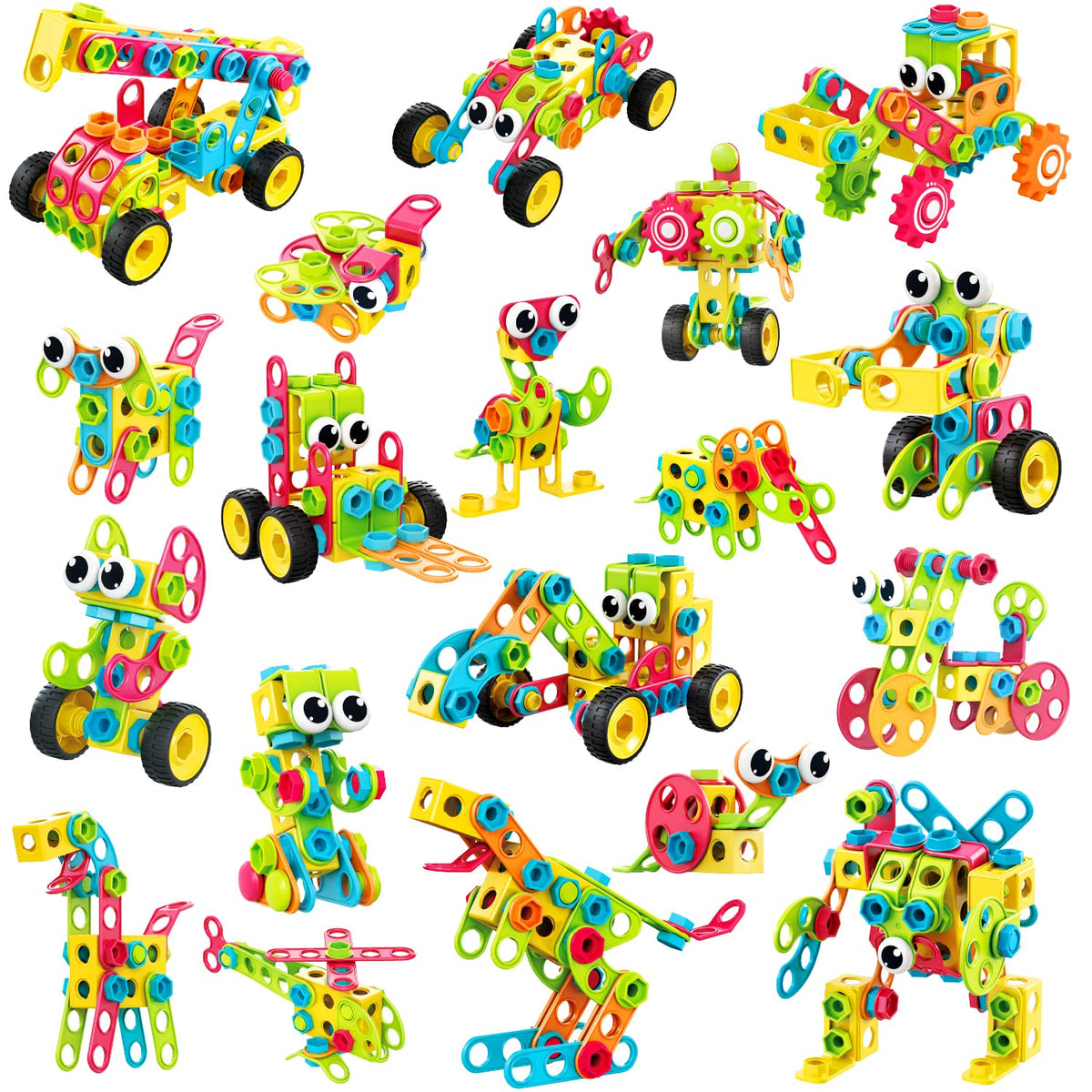 NXONE durable plastic blocks withstand frequent play sessions.