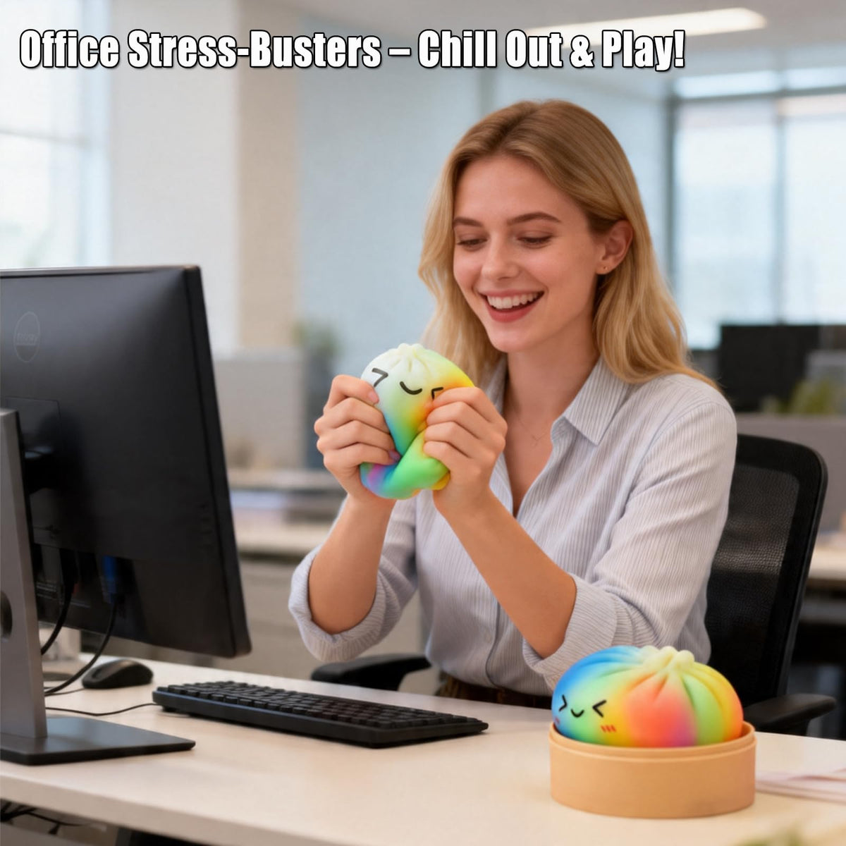 NYASFCH Office or classroom-friendly squishy provides silent stress relief.