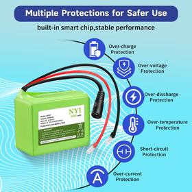 NYI RC car battery pack provides reliable on‑the‑go power.