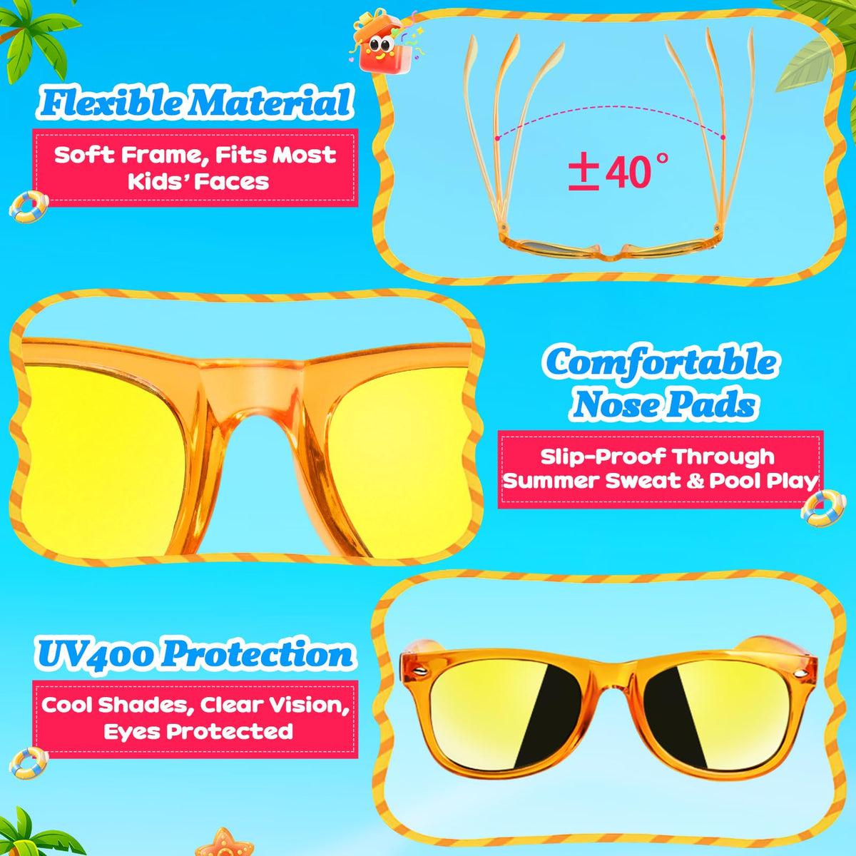 nylytek size suitable for ages 3 to 8, comfortable wear.