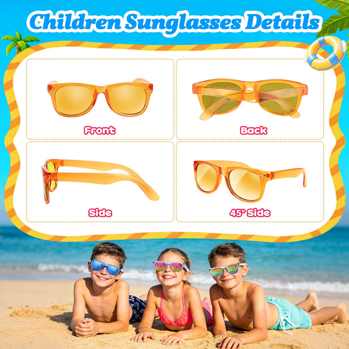 nylytek kids sunglasses perfect as party favors for birthdays and events.