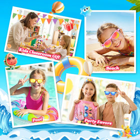 nylytek outdoor summer use sunglasses for kids at parks and pools.