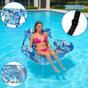 Nyrveua pool float deflate and store portable after use.