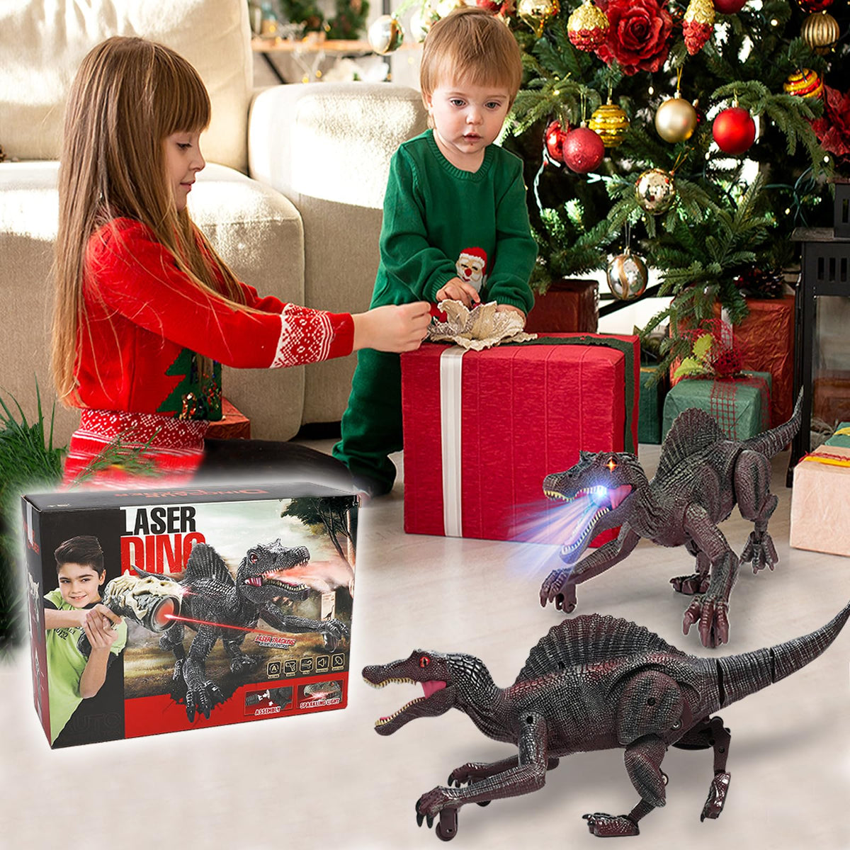 NYVEWIW Indominus Rex RC durable ABS shell withstands active play