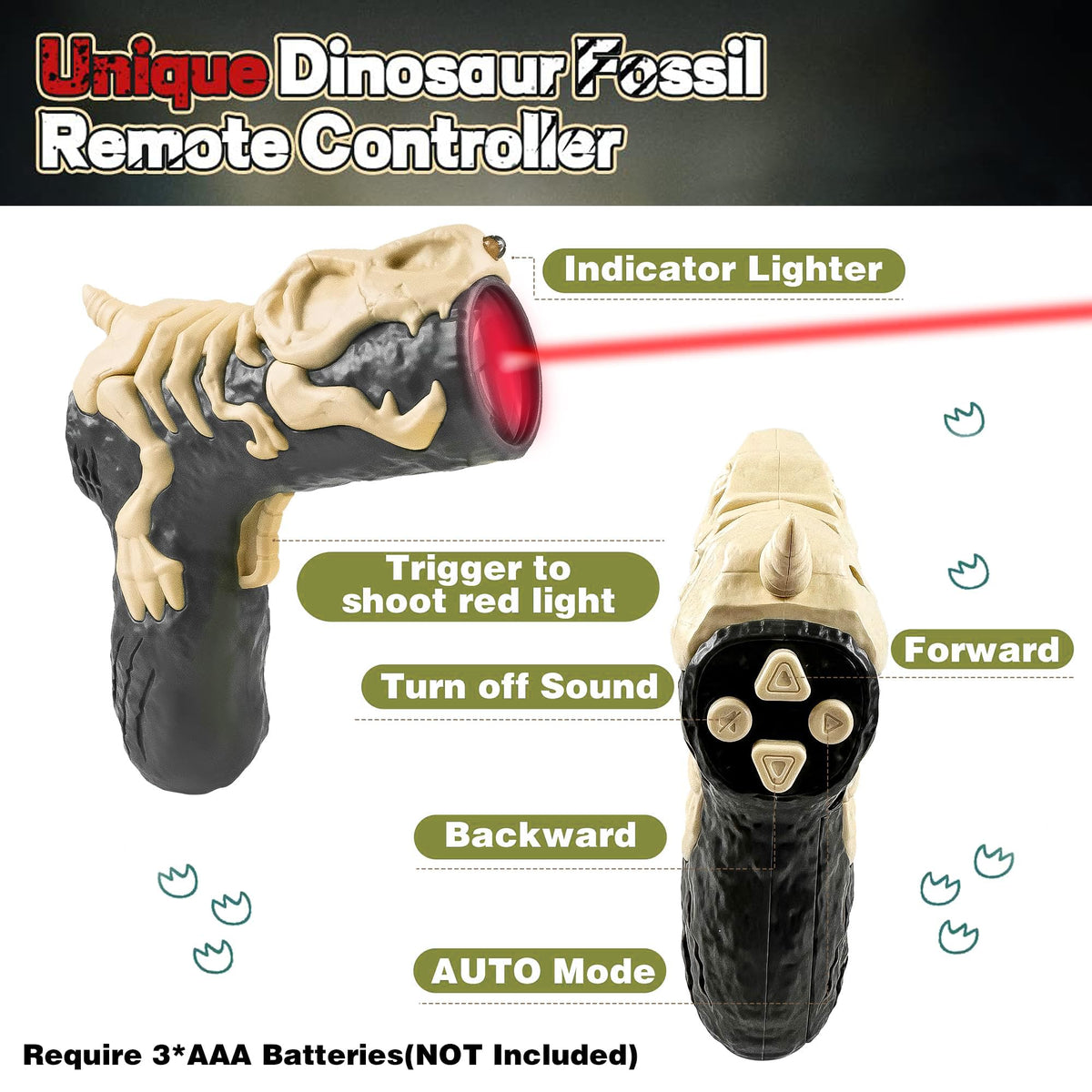 NYVEWIW Indominus Rex RC USB charging for easy power