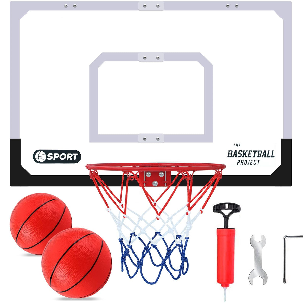NZQXJXZ Upgrade basketball hoop on door – front view for quick setup.