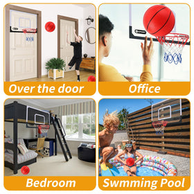 NZQXJXZ Upgrade two mini basketballs included for immediate play.