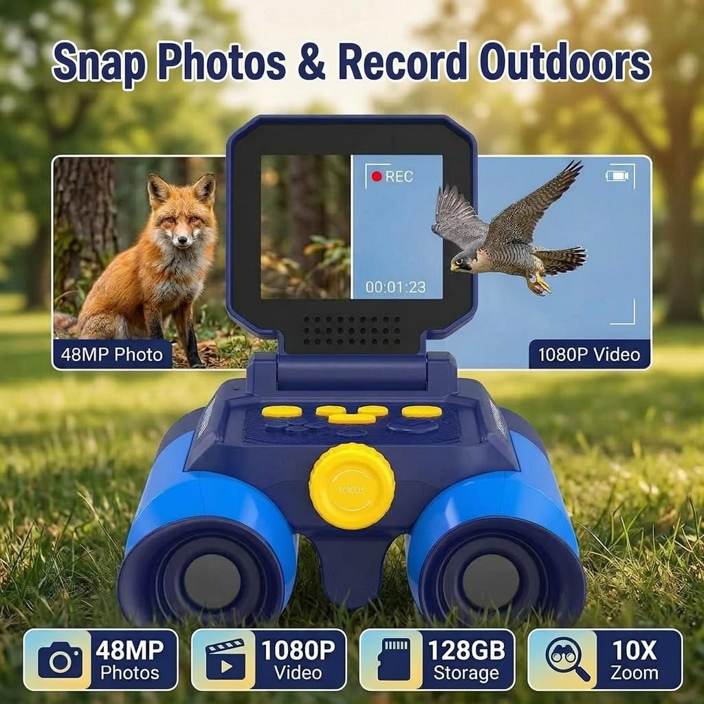 OAEBLLE camera captures 48MP photos for vivid wildlife memories.