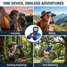 OAEBLLE Built-in games add fun during tent-time and car trips.