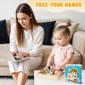 OAKJAR Busy Board makes a gift-ready, educational present.