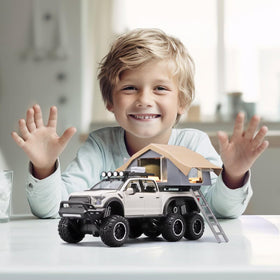 OANMYJJO F150 diecast truck lights on during play