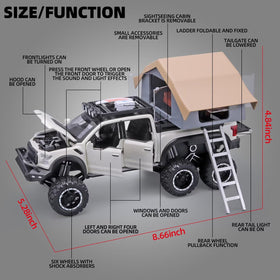 OANMYJJO F150 diecast with sightseeing cabin for imaginative trips