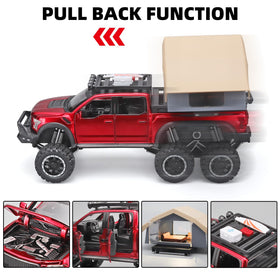 OANMYJJO F150 sightseeing cabin with ladder folded, ready for setups.