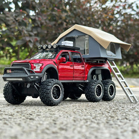 OANMYJJO F150 truck doors hood and tailgate open for realistic play.