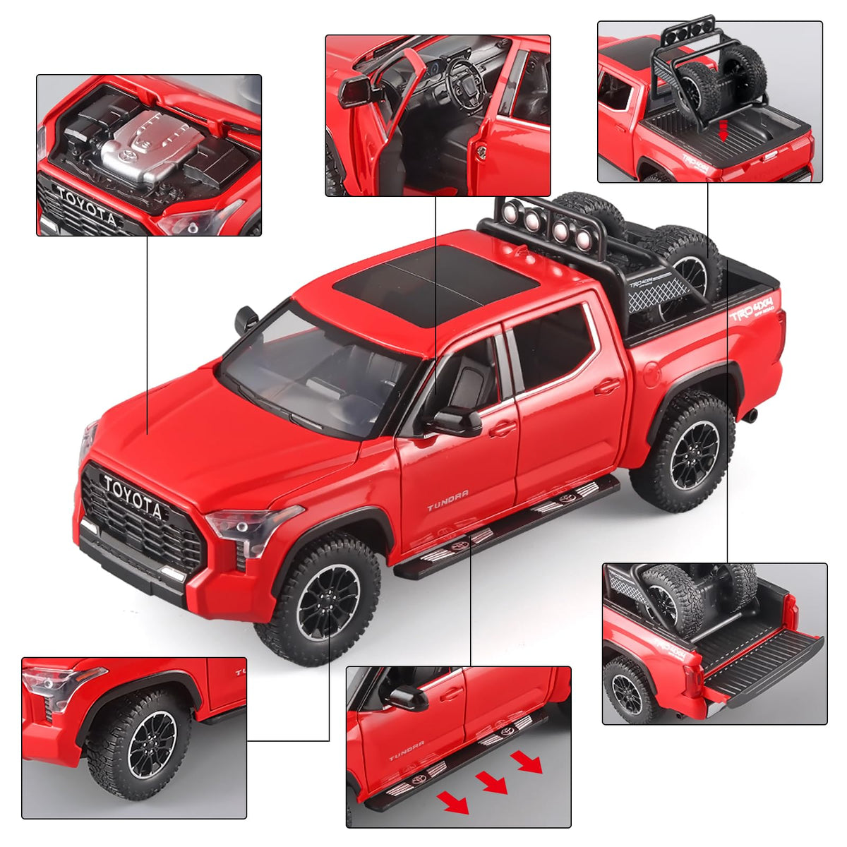 OANMYJJO Tundra pull-back action allows quick, satisfying rolling start.