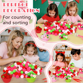 OAXNTGW 3D strawberry figures to explore texture and counting ideas.