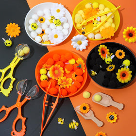 OAXNTGW resin bee decor provides cute accents for themed play.