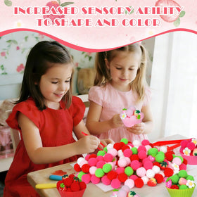 OAXNTGW resin strawberry figures for durable, manipulable play pieces.