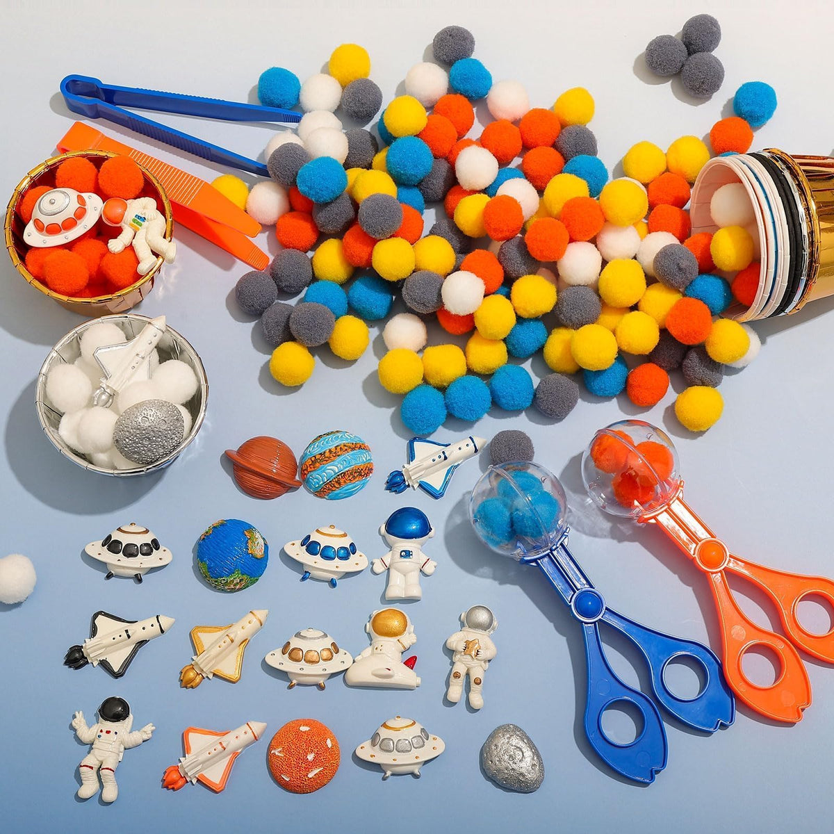 OAXNTGW scissor clips to assist accurate placement in sensory tasks