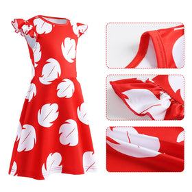 Obavioy large red flower hair clip adds bold tropical detail to any costume