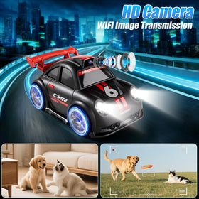 OBEST Mini RC Car 720p live feed on remote reveals action in real time.